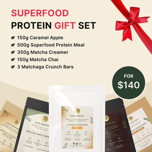 Matchaga Superfood Protein Gift Set